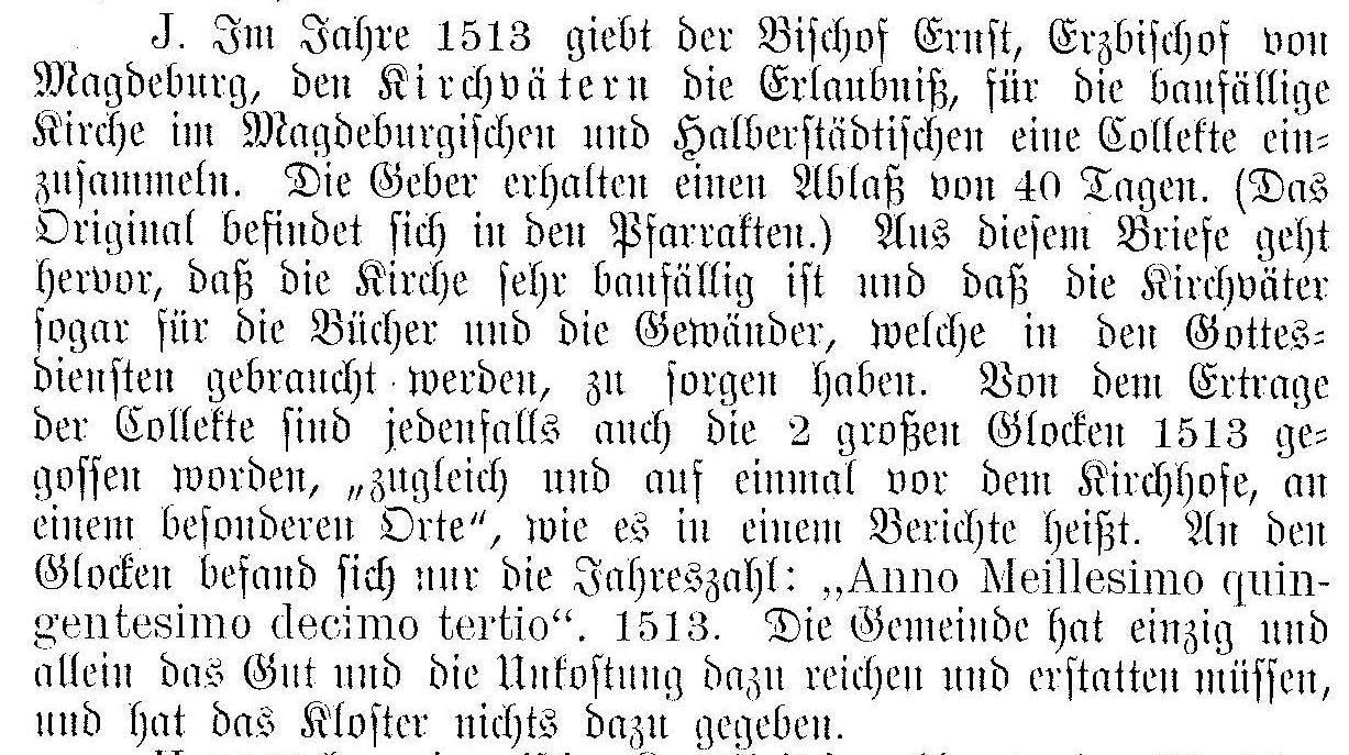 Ablass von Ernst 1513