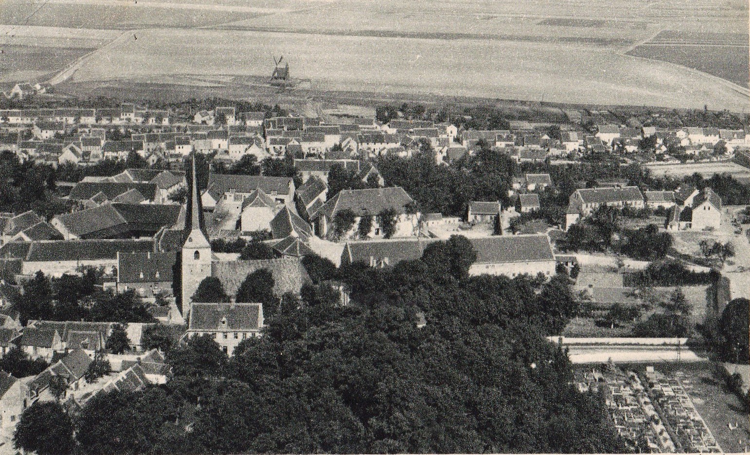 Cochstedt im Luftbild von 1937 