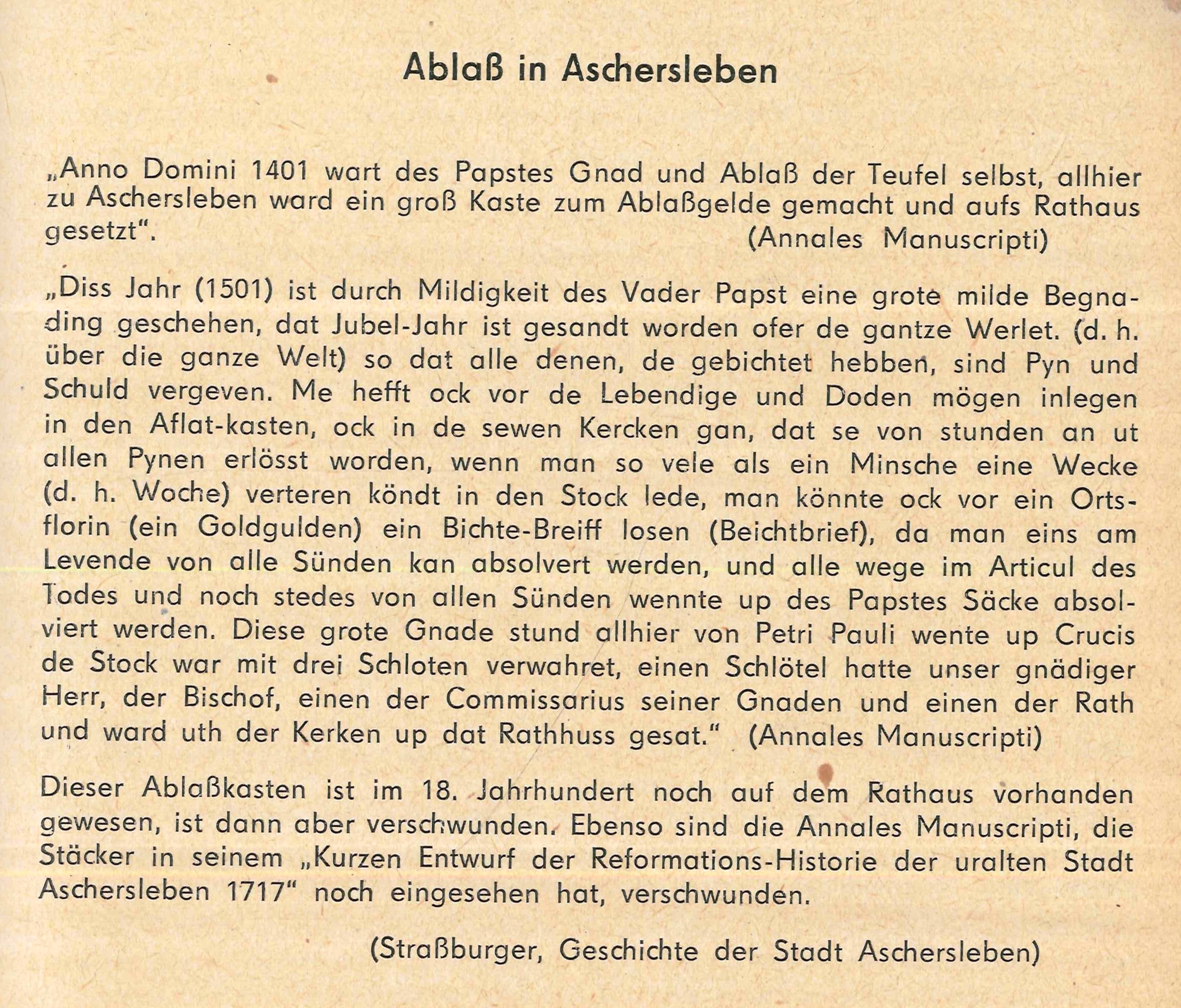 Ablass von Ernst 1513