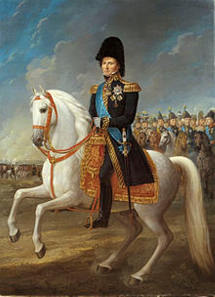 Karl XIV Johann zu Pferd 